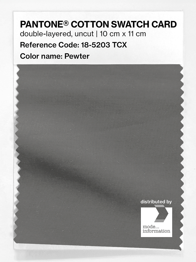Artikelbild 1 des Artikels “PANTONE® COTTON SWATCH CARD 18-5203 TCX Pewter “