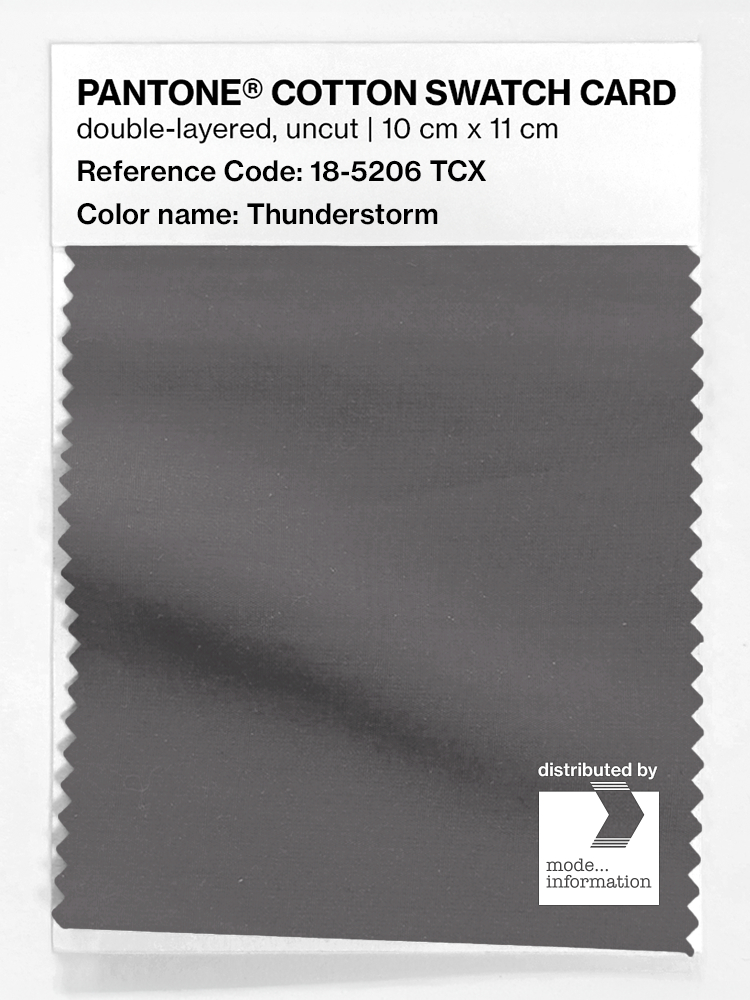 Artikelbild 1 des Artikels “PANTONE® COTTON SWATCH CARD 18-5206 TCX Thunderstorm “