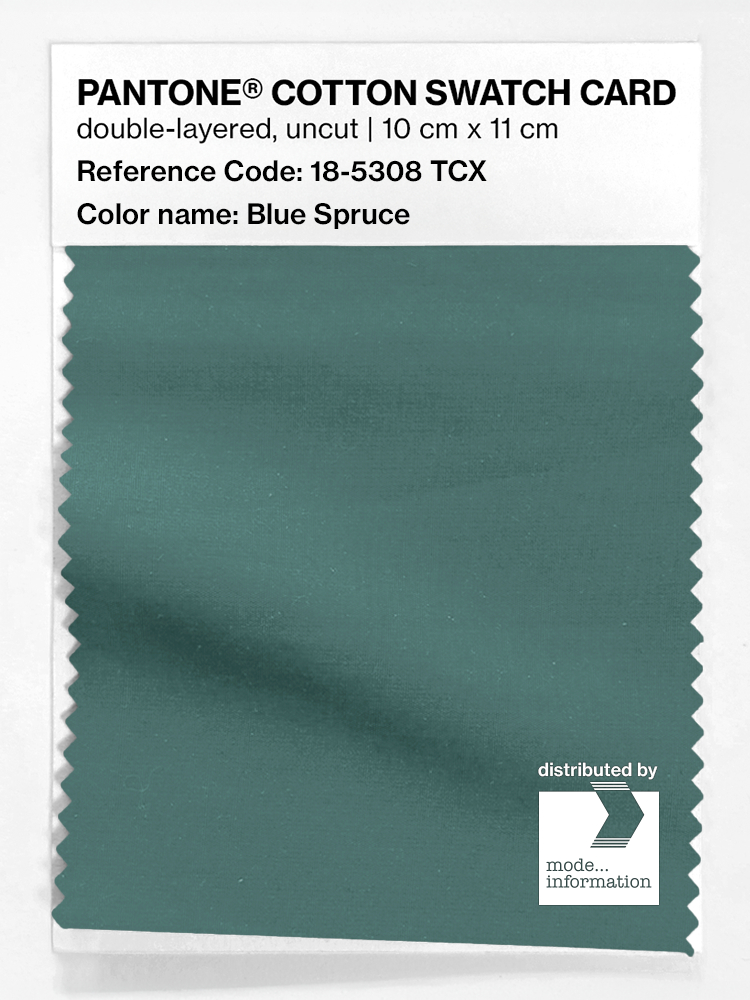 Artikelbild 1 des Artikels “PANTONE® COTTON SWATCH CARD 18-5308 TCX Blue Spruce “