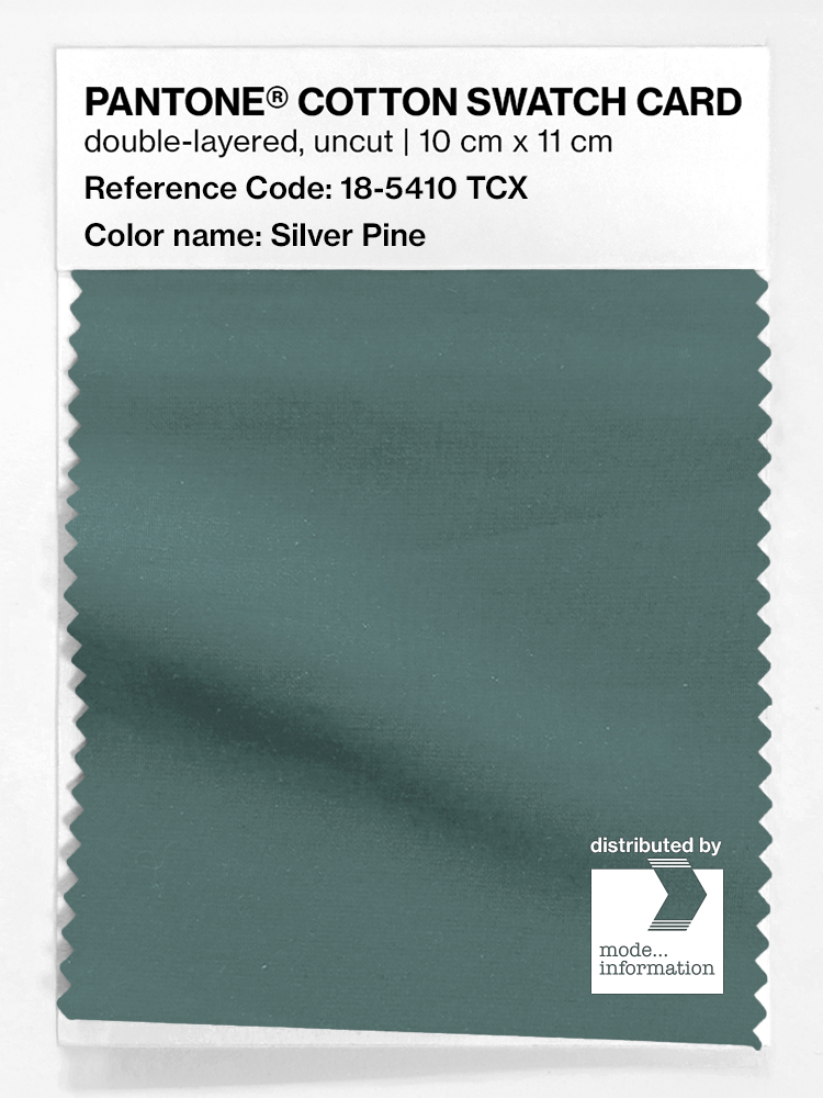 Artikelbild 1 des Artikels “PANTONE® COTTON SWATCH CARD 18-5410 TCX Silver Pine “
