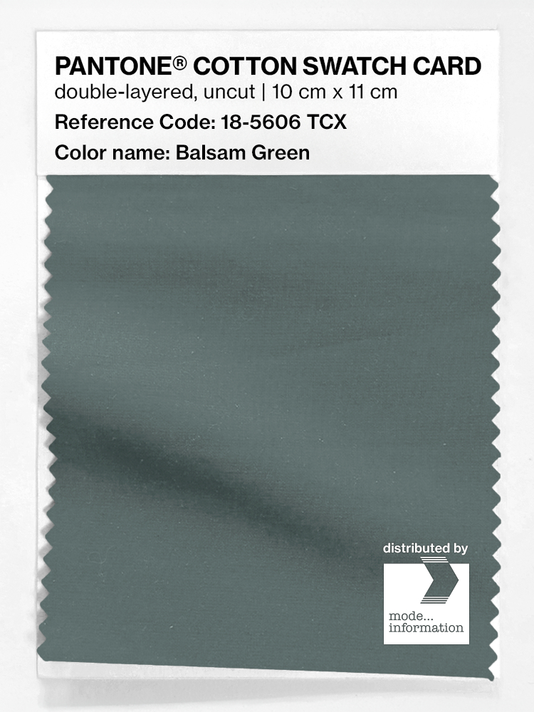 Artikelbild 1 des Artikels “PANTONE® COTTON SWATCH CARD 18-5606 TCX Balsam Green “
