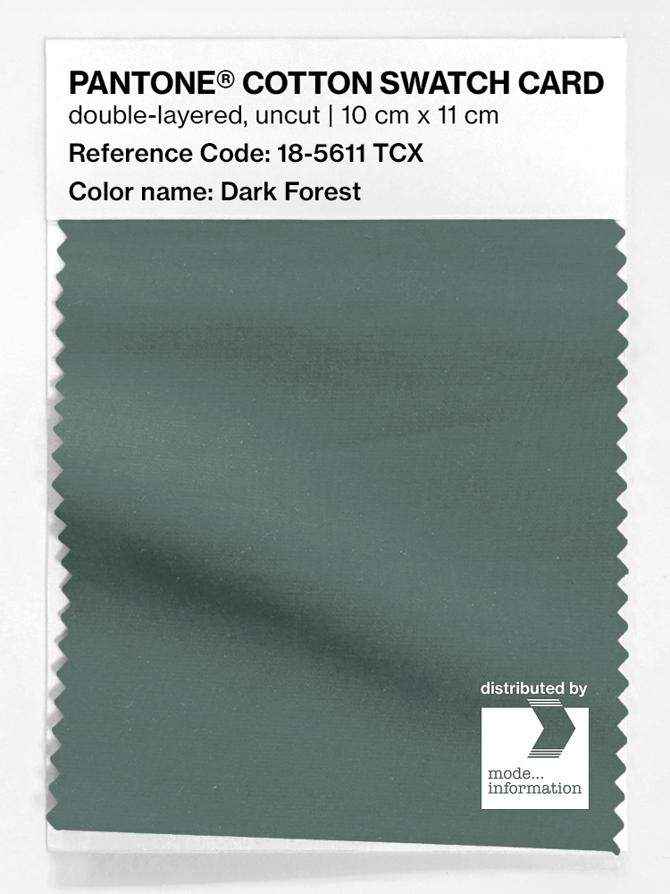 Artikelbild 1 des Artikels “PANTONE® COTTON SWATCH CARD 18-5611 TCX Dark Forest “