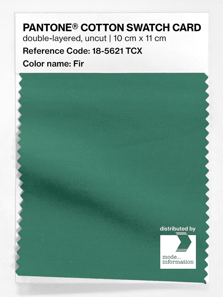 Artikelbild 1 des Artikels “PANTONE® COTTON SWATCH CARD 18-5621 TCX Fir “