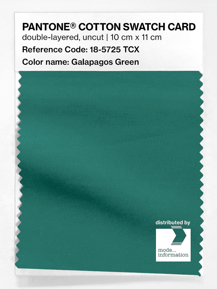 Artikelbild 1 des Artikels “PANTONE® COTTON SWATCH CARD 18-5725 TCX Galapagos Green “