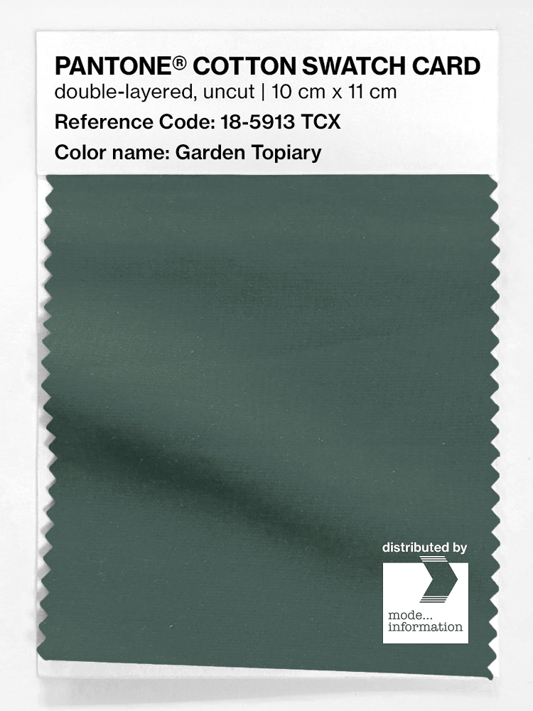 Artikelbild 1 des Artikels “PANTONE® COTTON SWATCH CARD 18-5913 TCX Garden Topiary “