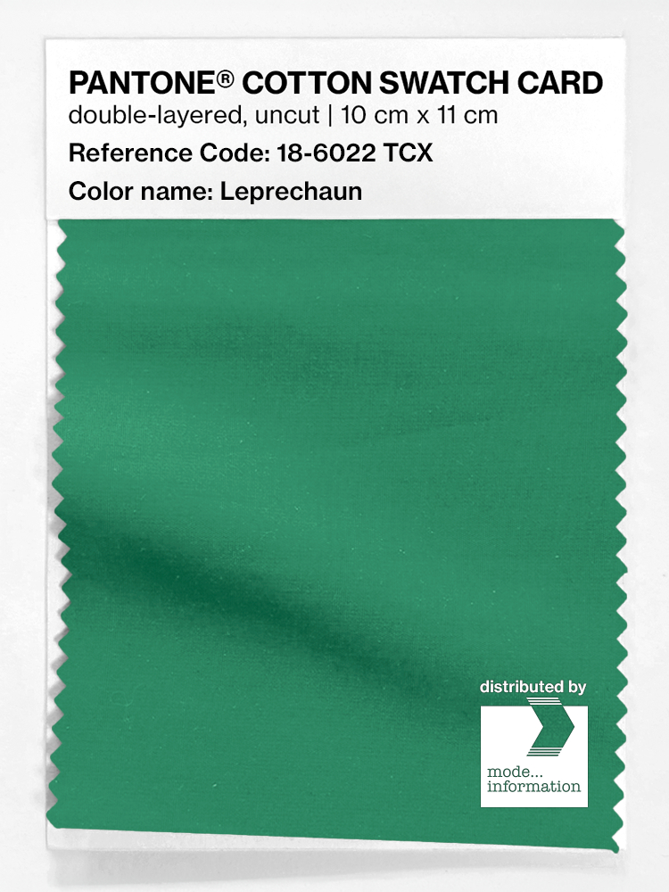 Artikelbild 1 des Artikels “PANTONE® COTTON SWATCH CARD 18-6022 TCX Leprechaun “