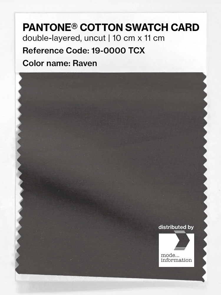 Artikelbild 1 des Artikels “PANTONE® COTTON SWATCH CARD 19-0000 TCX Raven “
