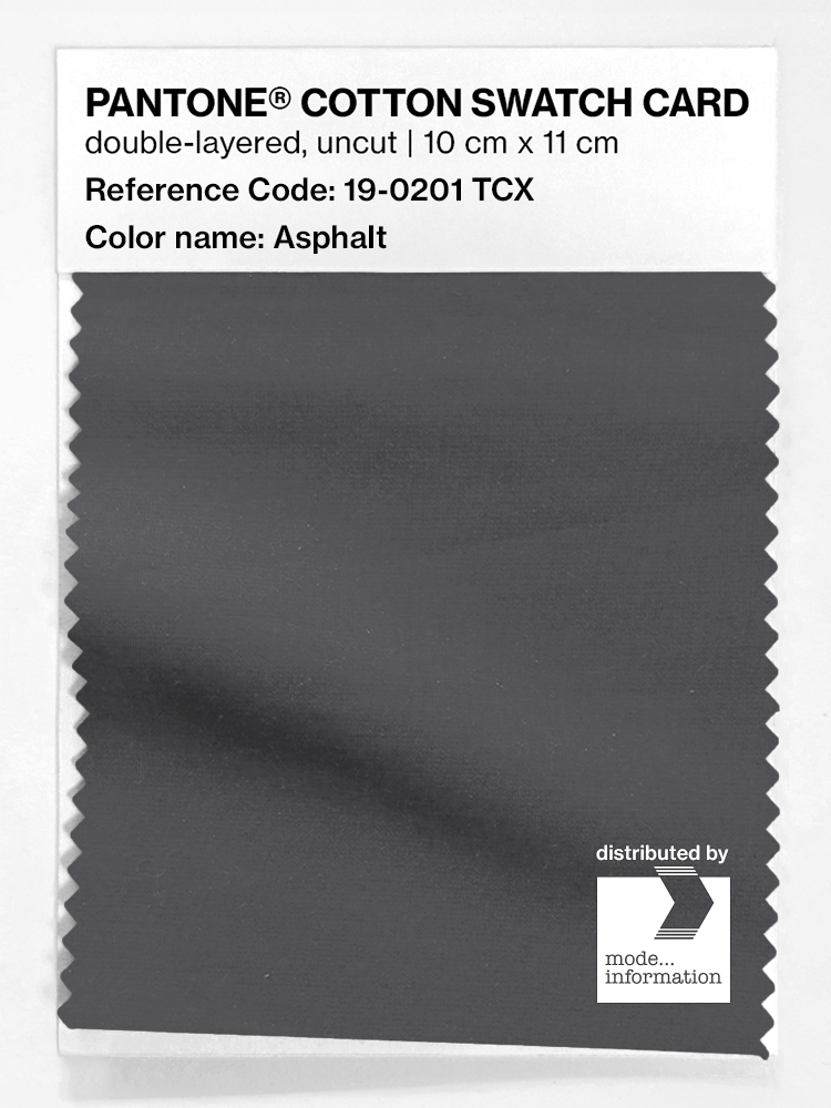 Artikelbild 1 des Artikels “PANTONE® COTTON SWATCH CARD 19-0201 TCX Asphalt “