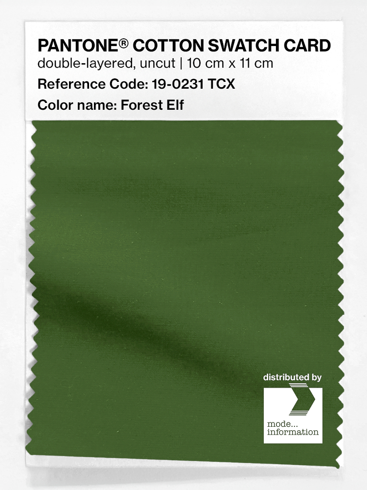 Artikelbild 1 des Artikels “PANTONE® COTTON SWATCH CARD 19-0231 TCX Forest Elf “