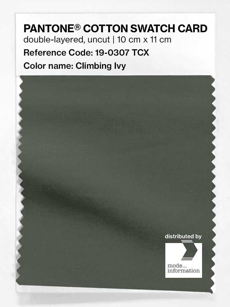 Artikelbild 1 des Artikels “PANTONE® COTTON SWATCH CARD 19-0307 TCX Climbing Ivy “