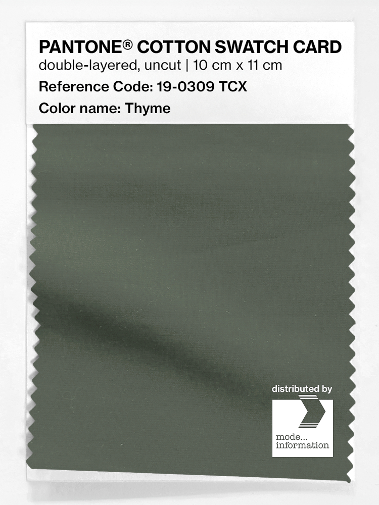 Artikelbild 1 des Artikels “PANTONE® COTTON SWATCH CARD 19-0309 TCX Thyme “