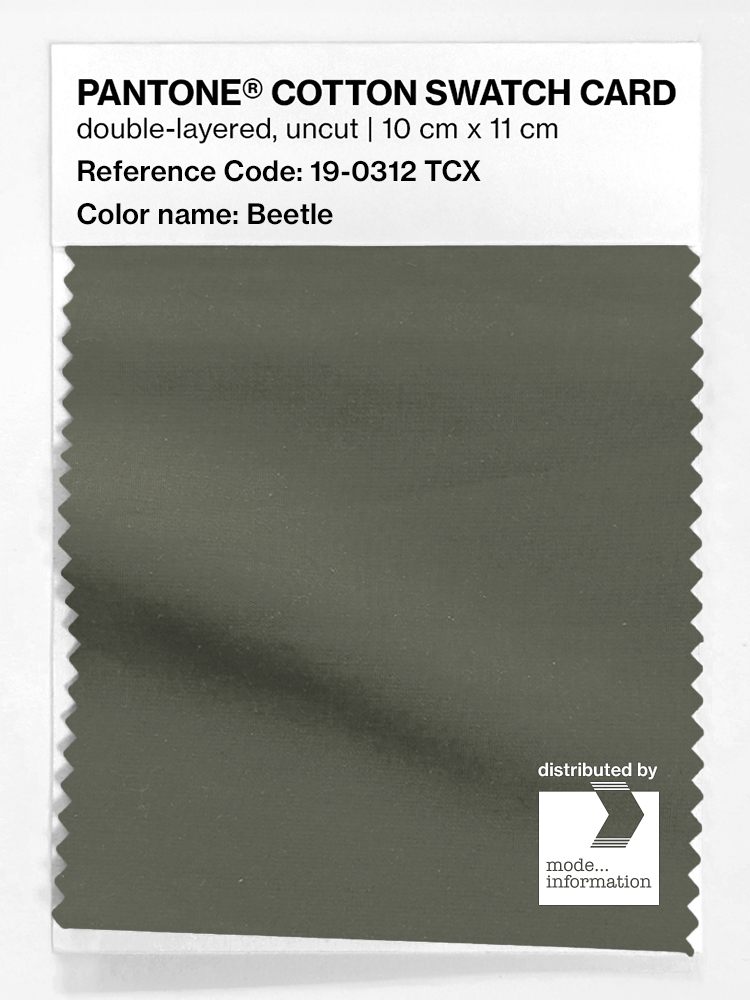 Artikelbild 1 des Artikels “PANTONE® COTTON SWATCH CARD 19-0312 TCX Beetle “