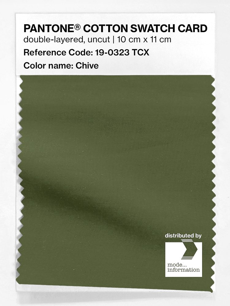 Artikelbild 1 des Artikels “PANTONE® COTTON SWATCH CARD 19-0323 TCX Chive “