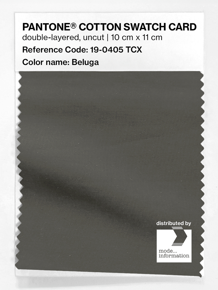 Artikelbild 1 des Artikels “PANTONE® COTTON SWATCH CARD 19-0405 TCX Beluga “