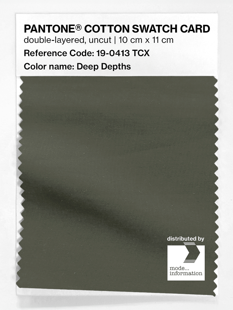 Artikelbild 1 des Artikels “PANTONE® COTTON SWATCH CARD 19-0413 TCX Deep Depths “