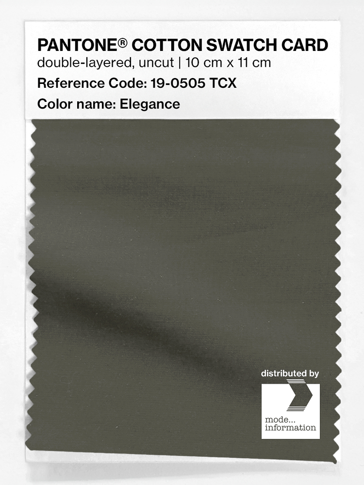 Artikelbild 1 des Artikels “PANTONE® COTTON SWATCH CARD 19-0505 TCX Elegance “