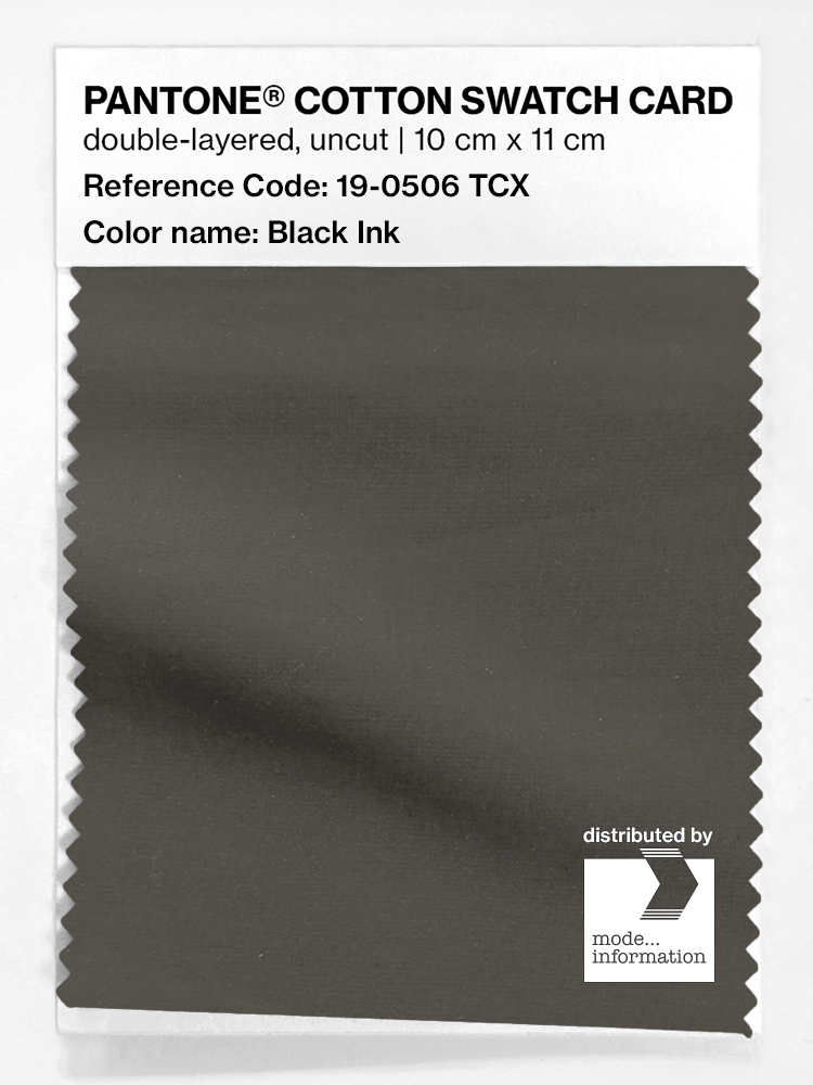 Artikelbild 1 des Artikels “PANTONE® COTTON SWATCH CARD 19-0506 TCX Black Ink “