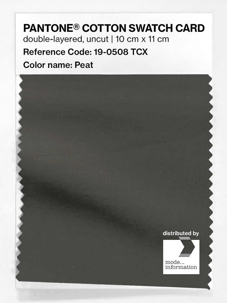 Artikelbild 1 des Artikels “PANTONE® COTTON SWATCH CARD 19-0508 TCX Peat “