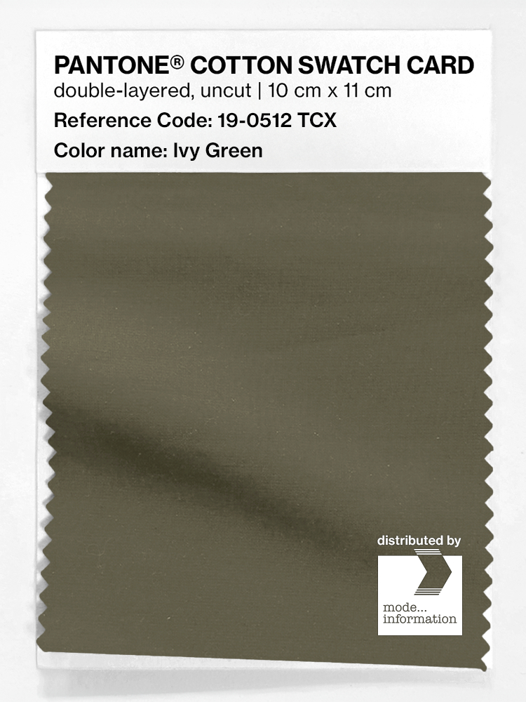 Artikelbild 1 des Artikels “PANTONE® COTTON SWATCH CARD 19-0512 TCX Ivy Green “