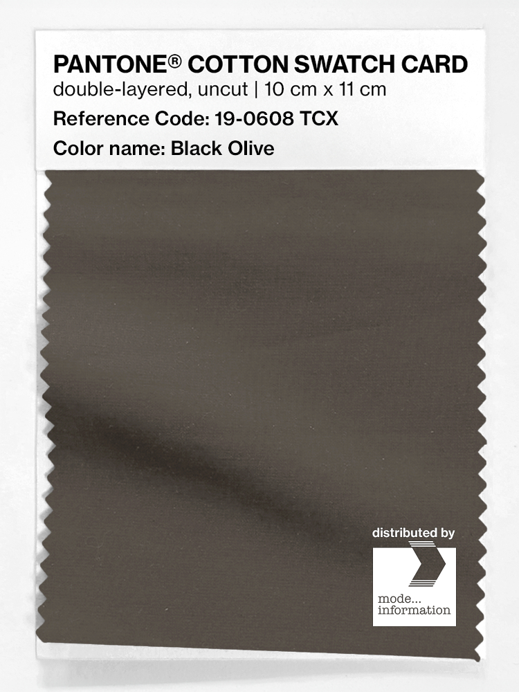 Artikelbild 1 des Artikels “PANTONE® COTTON SWATCH CARD 19-0608 TCX Black Olive “