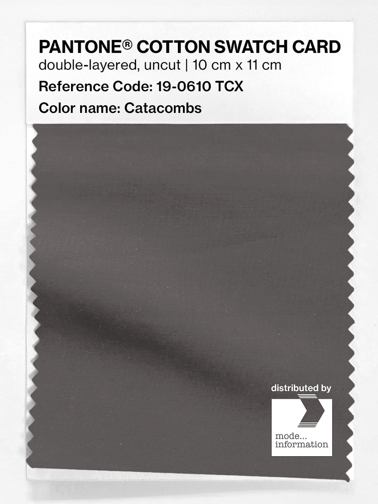Artikelbild 1 des Artikels “PANTONE® COTTON SWATCH CARD 19-0610 TCX Catacombs “