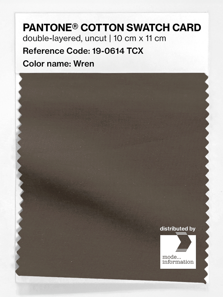 Artikelbild 1 des Artikels “PANTONE® COTTON SWATCH CARD 19-0614 TCX Wren “