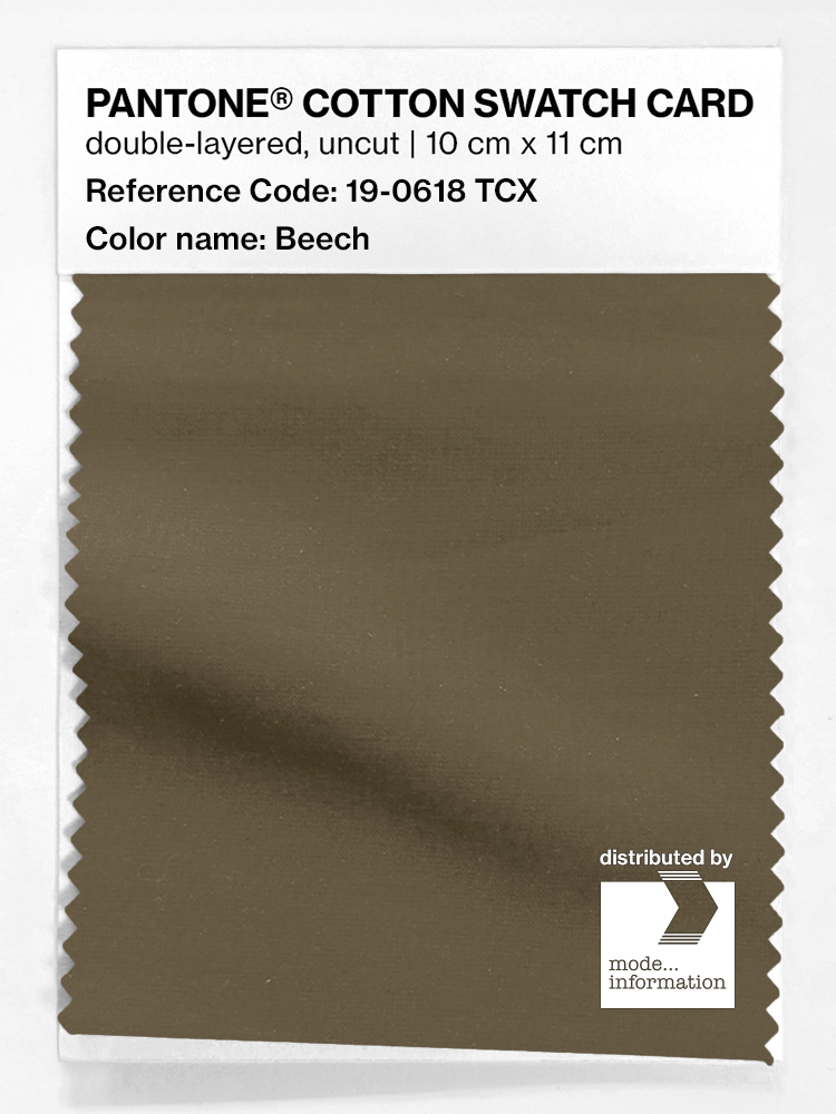 Artikelbild 1 des Artikels “PANTONE® COTTON SWATCH CARD 19-0618 TCX Beech “