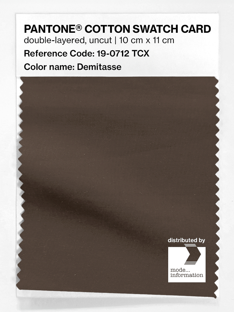 Artikelbild 1 des Artikels “PANTONE® COTTON SWATCH CARD 19-0712 TCX Demitasse “
