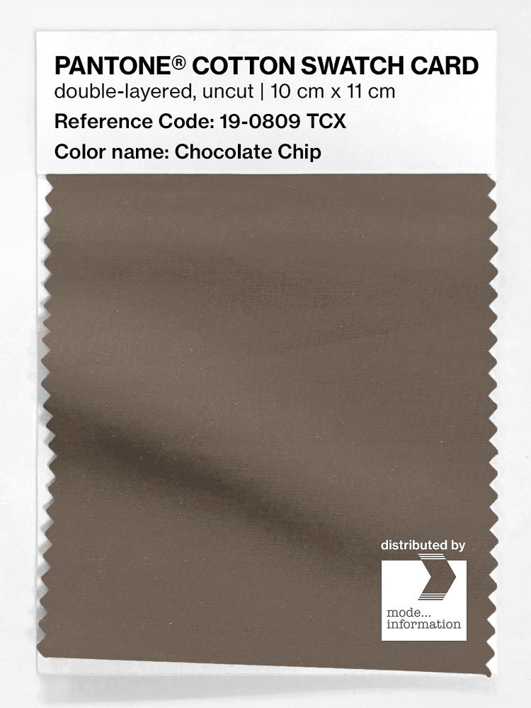 Artikelbild 1 des Artikels “PANTONE® COTTON SWATCH CARD 19-0809 TCX Chocolate Chip “