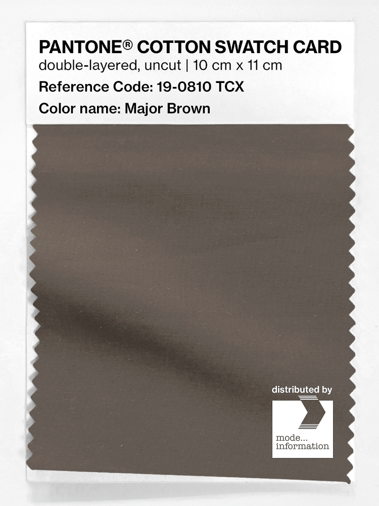 Artikelbild 1 des Artikels “PANTONE® COTTON SWATCH CARD 19-0810 TCX Major Brown “