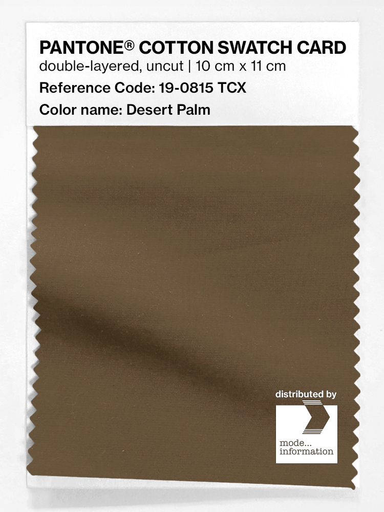 Artikelbild 1 des Artikels “PANTONE® COTTON SWATCH CARD 19-0815 TCX Desert Palm “