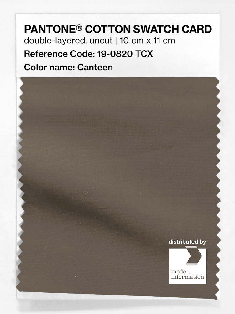 Artikelbild 1 des Artikels “PANTONE® COTTON SWATCH CARD 19-0820 TCX Canteen “