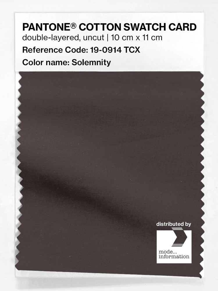 Artikelbild 1 des Artikels “PANTONE® COTTON SWATCH CARD 19-0914 TCX Solemnity “