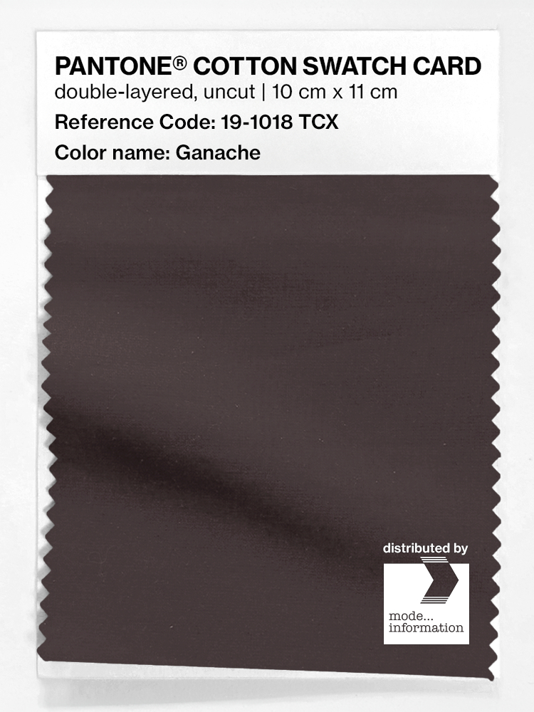 Artikelbild 1 des Artikels “PANTONE® COTTON SWATCH CARD 19-1018 TCX Ganache “