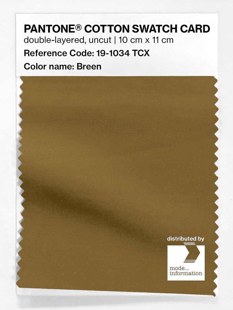 Artikelbild 1 des Artikels “PANTONE® COTTON SWATCH CARD 19-1034 TCX Breen “