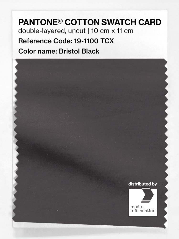 Artikelbild 1 des Artikels “PANTONE® COTTON SWATCH CARD 19-1100 TCX Bristol Black “