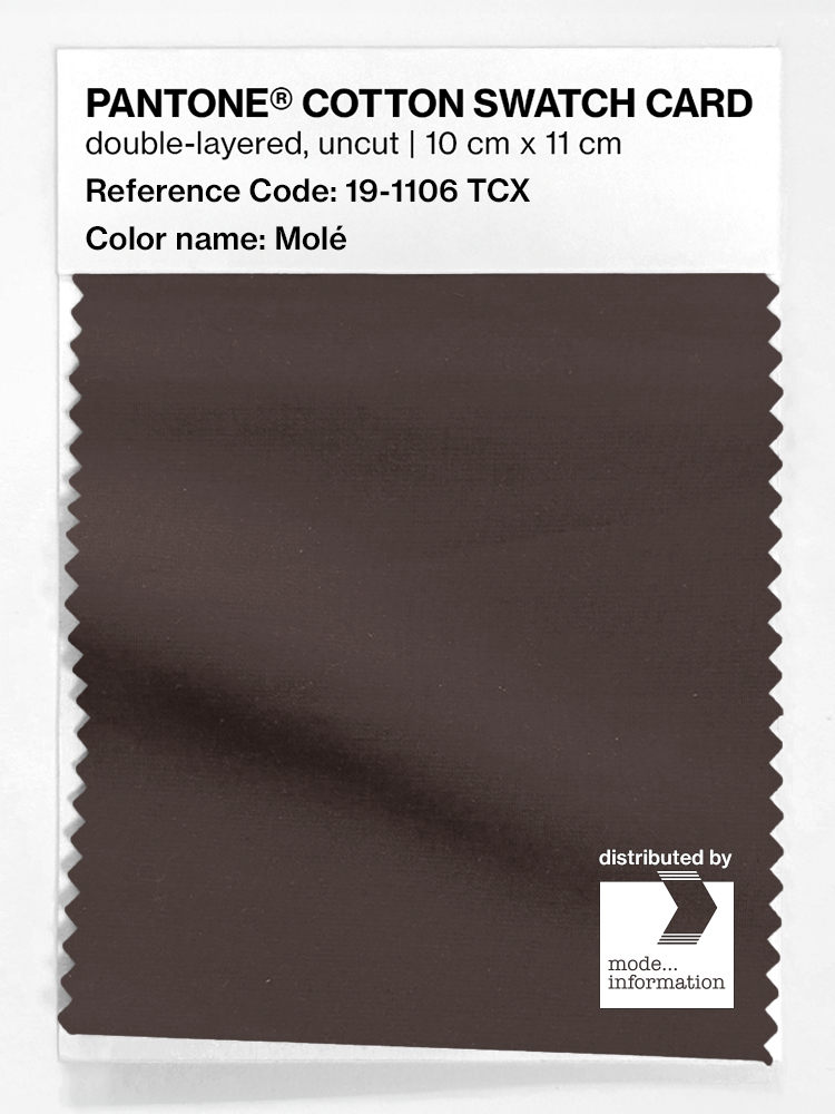 Artikelbild 1 des Artikels “PANTONE® COTTON SWATCH CARD 19-1106 TCX Molé “