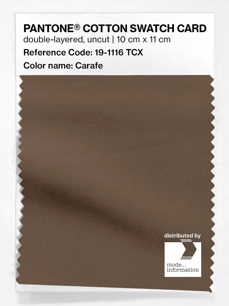 Artikelbild 1 des Artikels “PANTONE® COTTON SWATCH CARD 19-1116 TCX Carafe “
