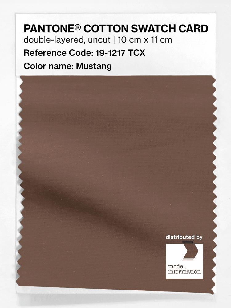Artikelbild 1 des Artikels “PANTONE® COTTON SWATCH CARD 19-1217 TCX Mustang “
