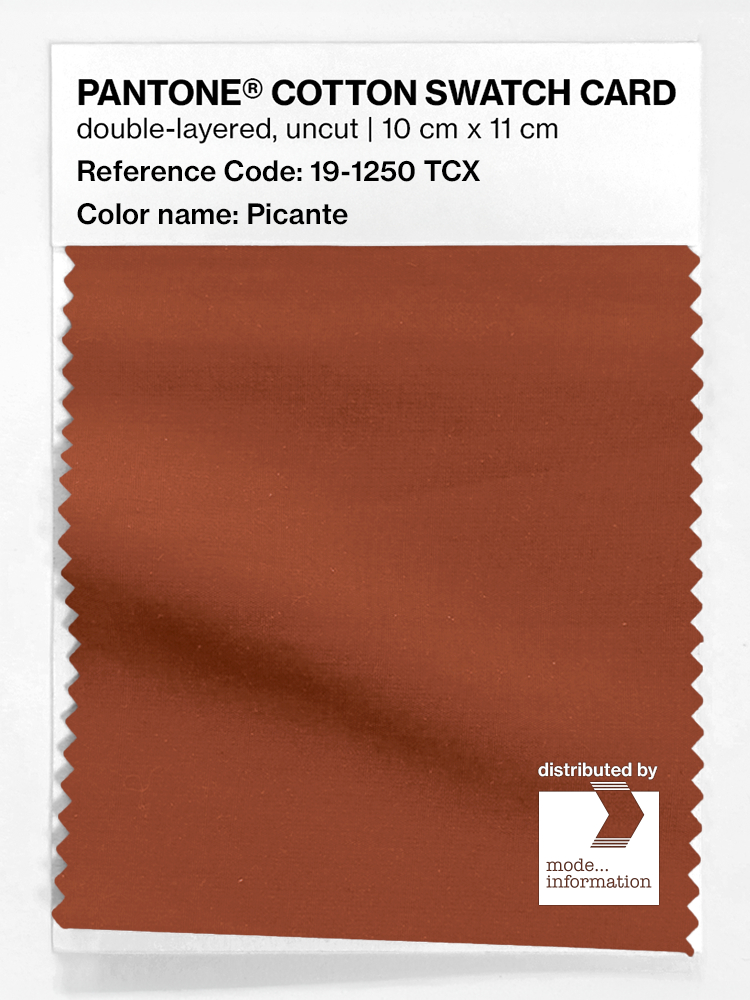 Artikelbild 1 des Artikels “PANTONE® COTTON SWATCH CARD 19-1250 TCX Picante “