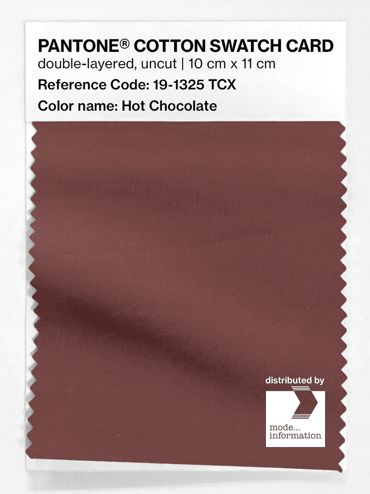 Artikelbild 1 des Artikels “PANTONE® COTTON SWATCH CARD 19-1325 TCX Hot Chocolate “