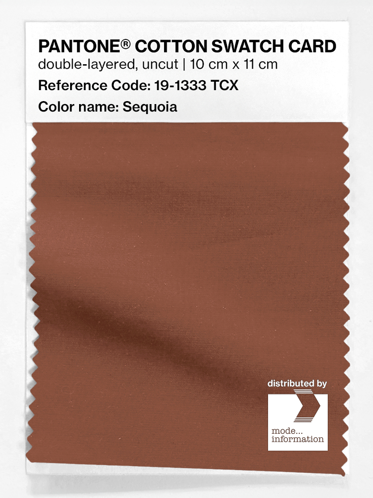 Artikelbild 1 des Artikels “PANTONE® COTTON SWATCH CARD 19-1333 TCX Sequoia “