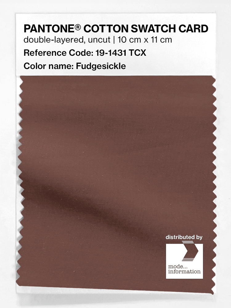 Artikelbild 1 des Artikels “PANTONE® COTTON SWATCH CARD 19-1431 TCX Fudgesickle “