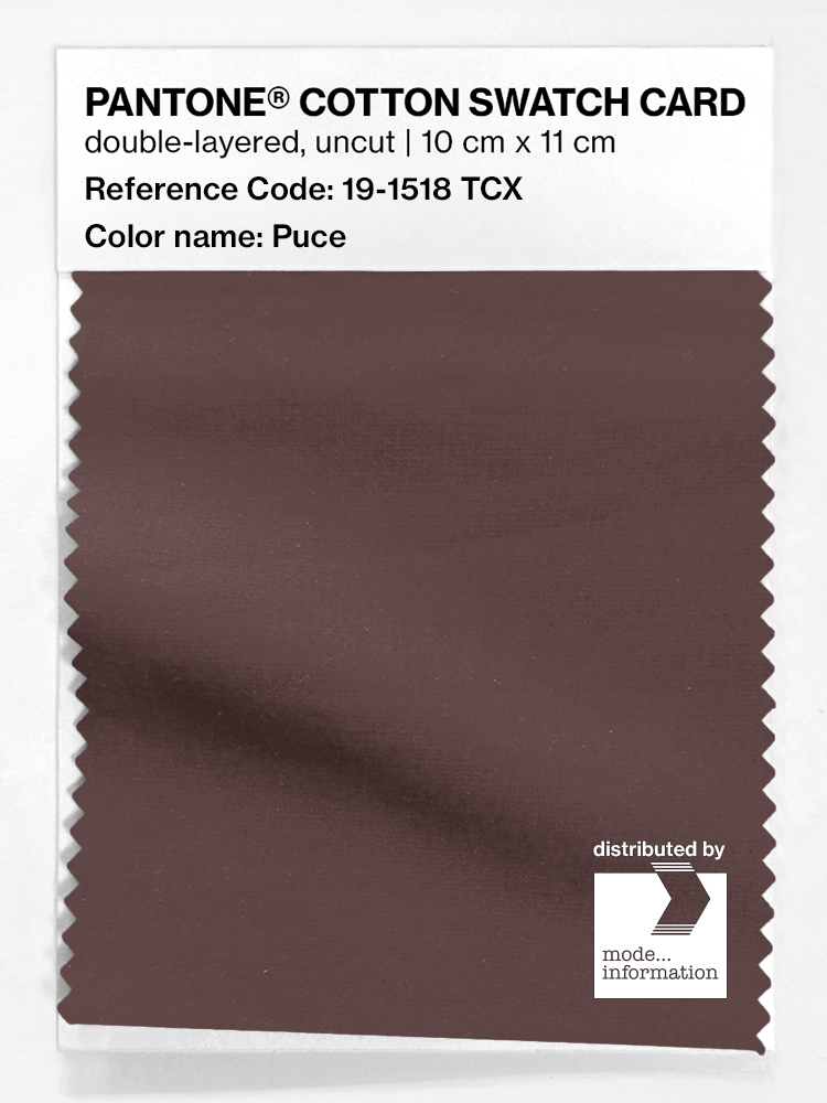 Artikelbild 1 des Artikels “PANTONE® COTTON SWATCH CARD 19-1518 TCX Puce “