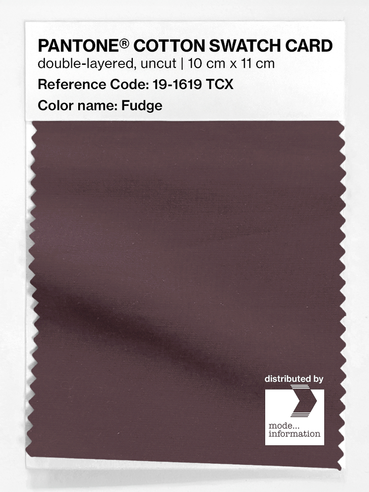 Artikelbild 1 des Artikels “PANTONE® COTTON SWATCH CARD 19-1619 TCX Fudge “