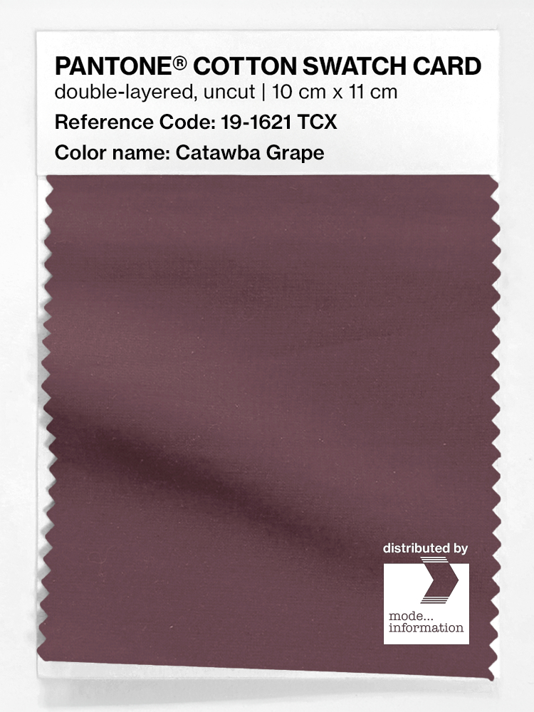 Artikelbild 1 des Artikels “PANTONE® COTTON SWATCH CARD 19-1621 TCX Catawba Grape “