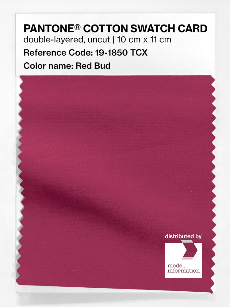 Artikelbild 1 des Artikels “PANTONE® COTTON SWATCH CARD 19-1850 TCX Red Bud “