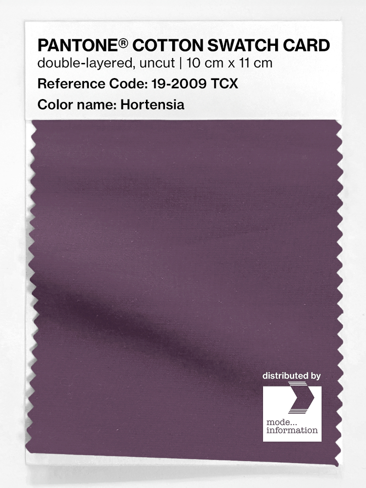 Artikelbild 1 des Artikels “PANTONE® COTTON SWATCH CARD 19-2009 TCX Hortensia “