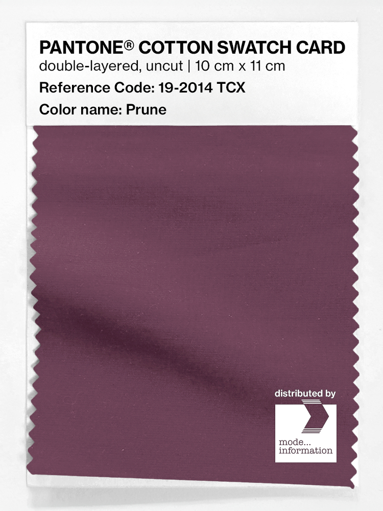 Artikelbild 1 des Artikels “PANTONE® COTTON SWATCH CARD 19-2014 TCX Prune “