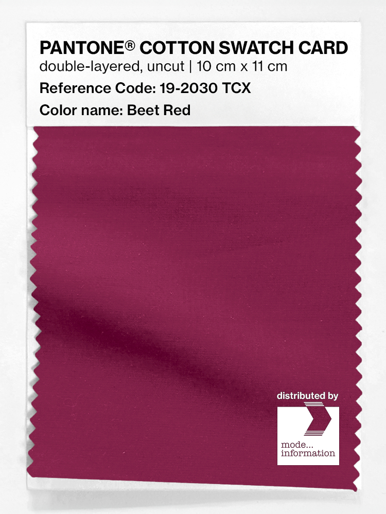 Artikelbild 1 des Artikels “PANTONE® COTTON SWATCH CARD 19-2030 TCX Beet Red “